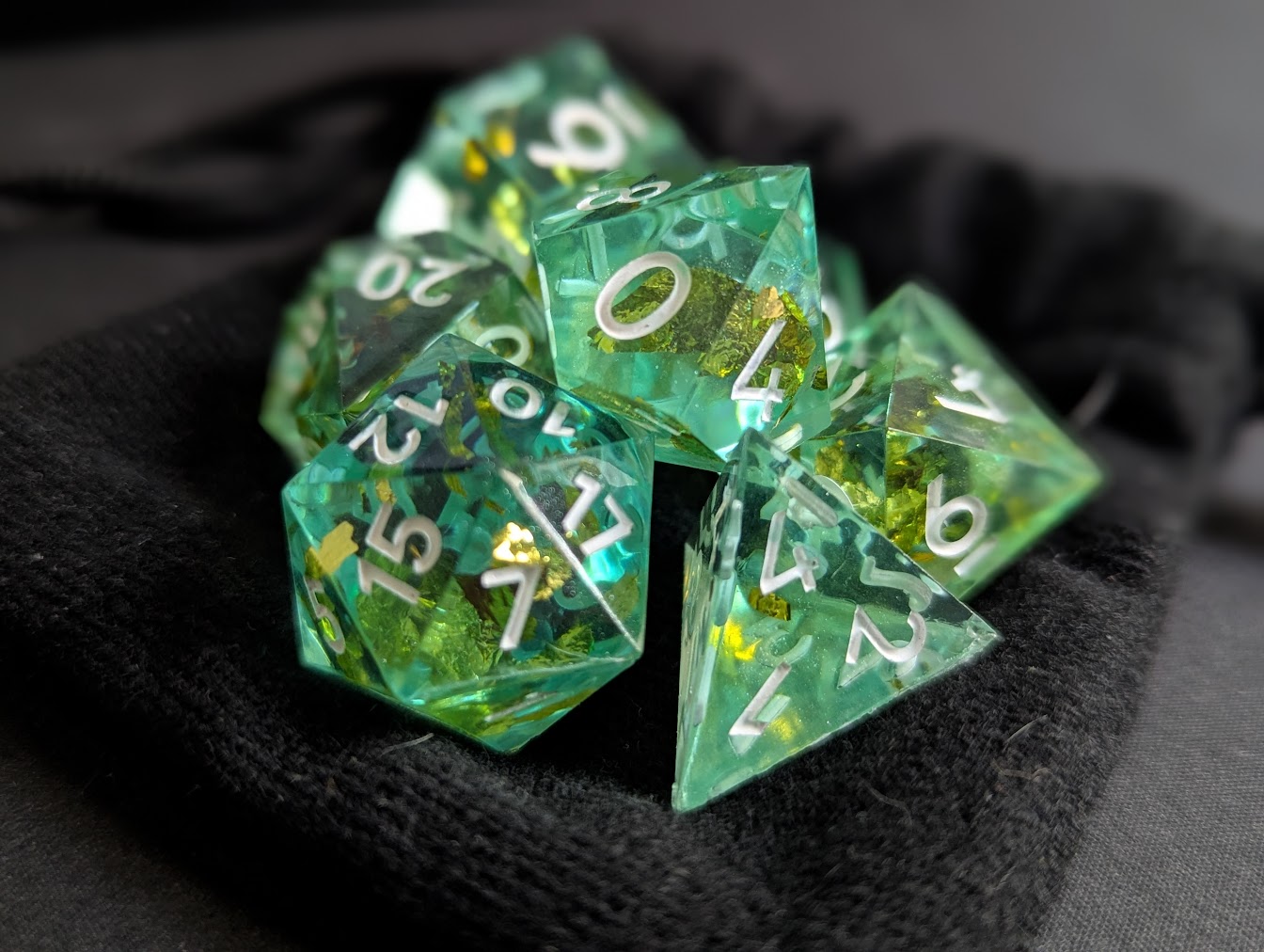 Resin crafting in progress